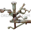 Soviet Model 1941 Mortar Bipod With Wheels