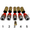 37mm Poole Engineering And Machine Company Explosive Rounds With Mark 1 Projectiles in Brass Cases