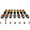 37mm Worcester Pressed Steel Company Rounds With Mark 1 Projectiles in Brass Cases