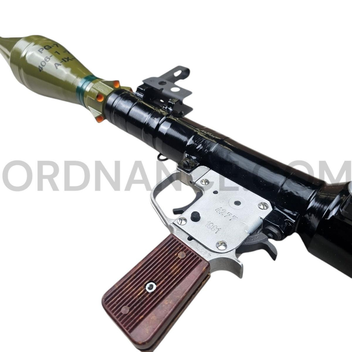 Soviet RPG-7 Cutaway Display with Cutaway PG-7 Rocket for Sale.
