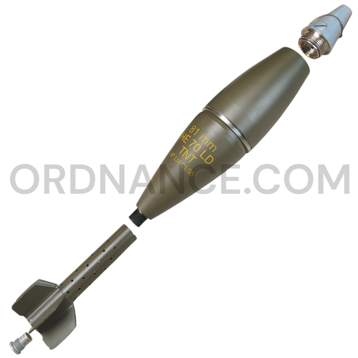 81mm High Explosive 70 LD Mortar With Point Detonating DM111A3