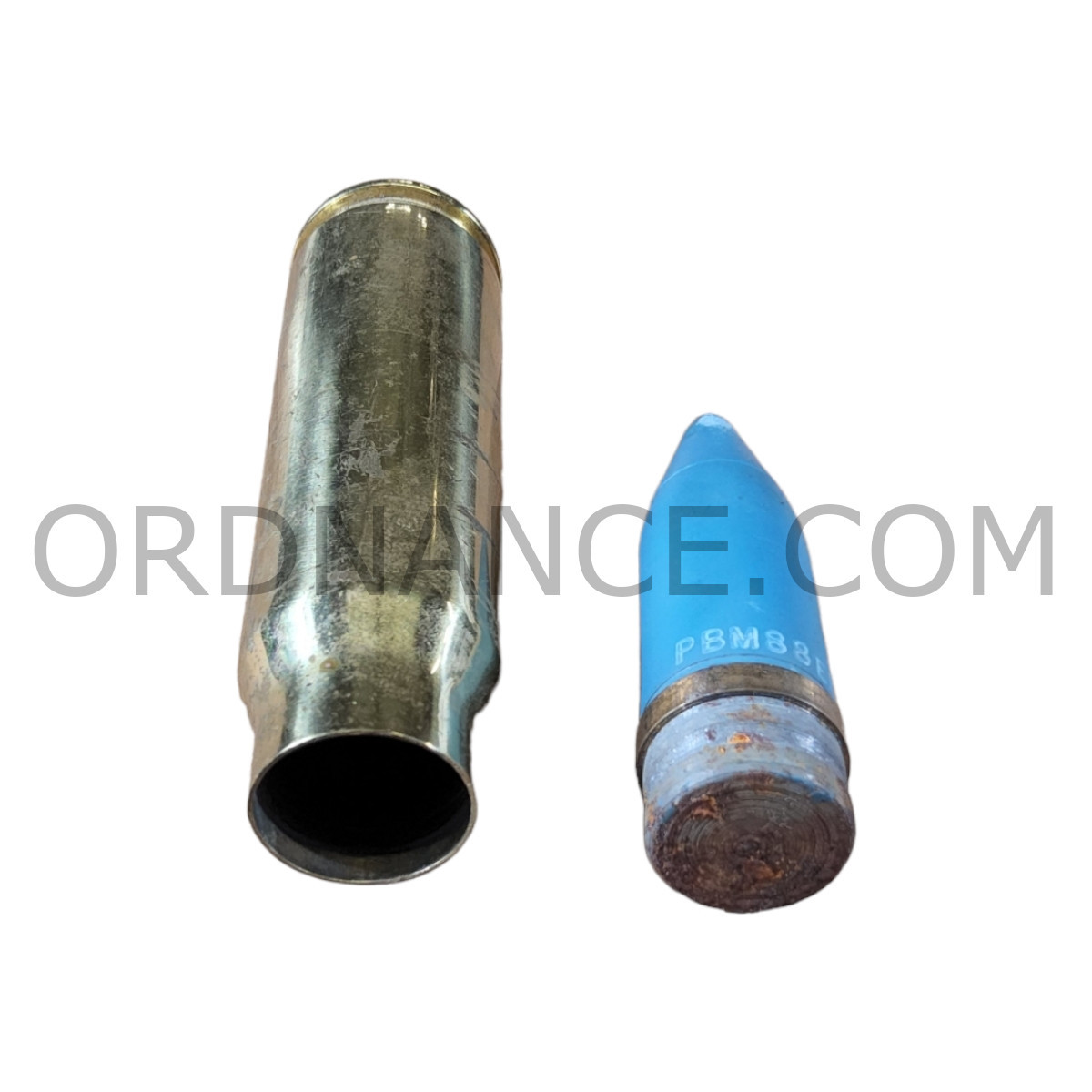 20mm Vulcan M55A3 TP (Target Practice) round with fired case