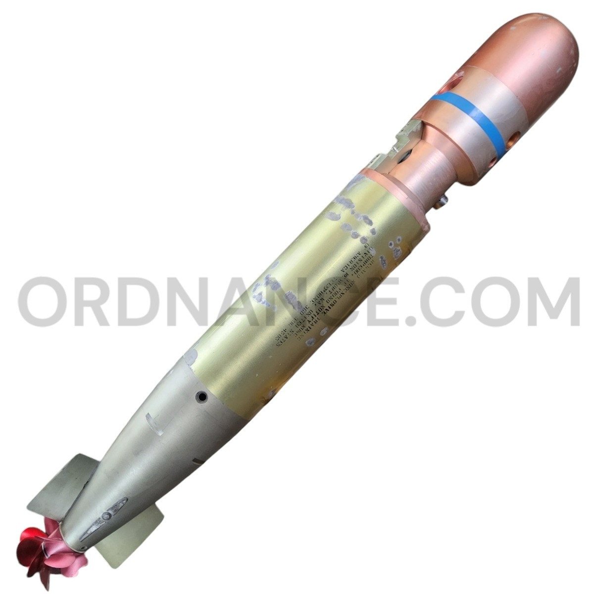 2526❷ 米軍放出品 Mark 46 Mod 1 Recoverable Exercise Torpedo (REXTORP)