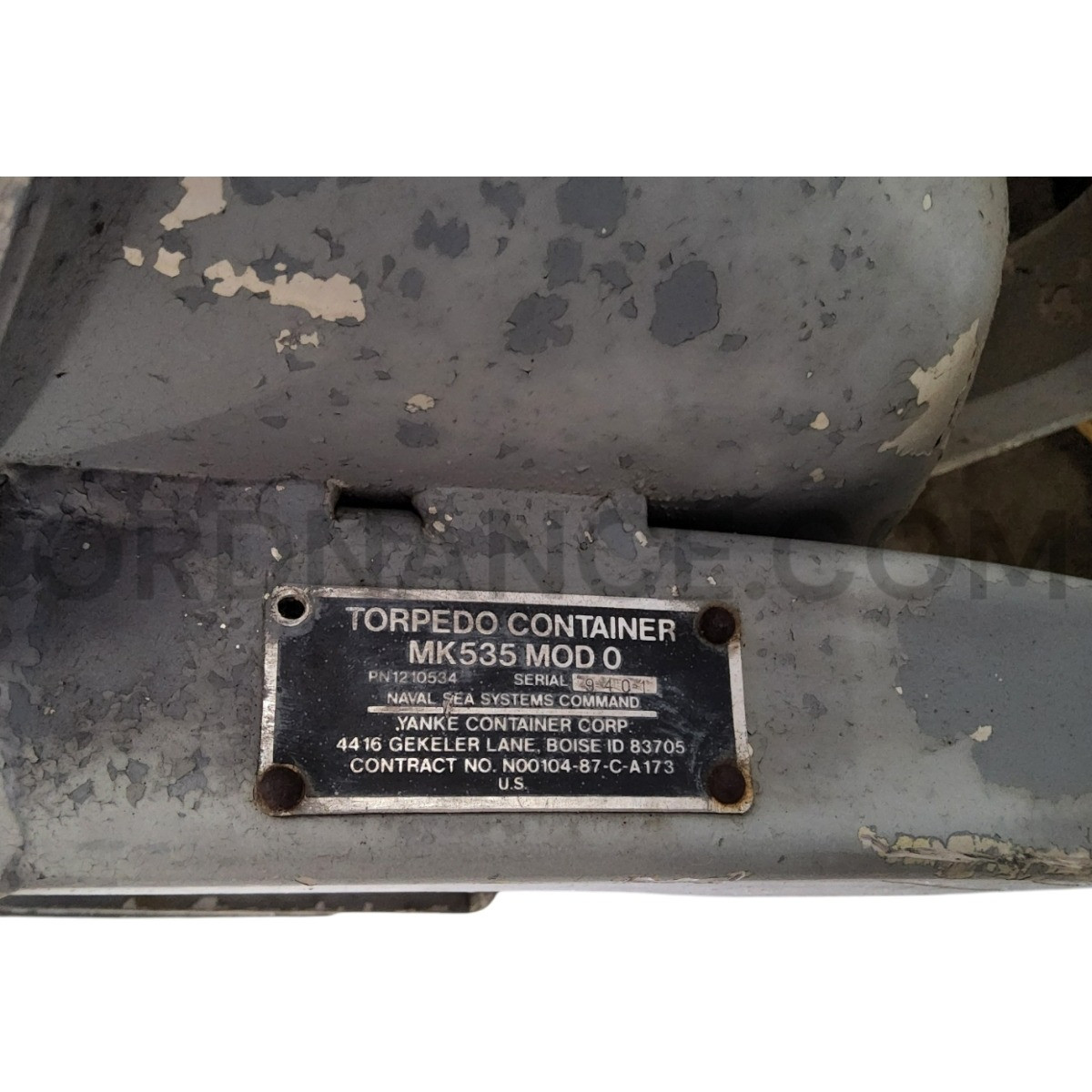 Mark 46 Mod 1 Recoverable Exercise Torpedo (REXTORP)