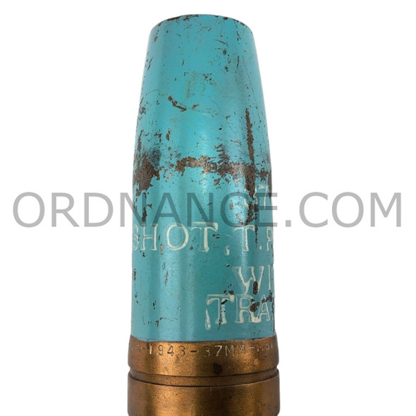 37mm M51A1 Target Practice Shot Round With M16 Brass Case