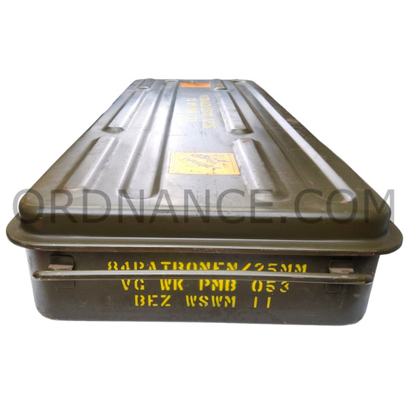 25mm Armor Piercing Discarding Sabot 84 Round Capacity Ammo box