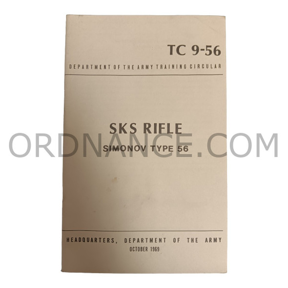 Reproduction of TC 9-56 SKS Rifle Simonov Type 56