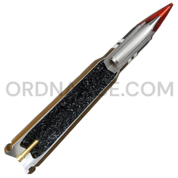 30mm PGU-14/B  Armor Piercing Incendiary Cutaway Round With Aluminum Case