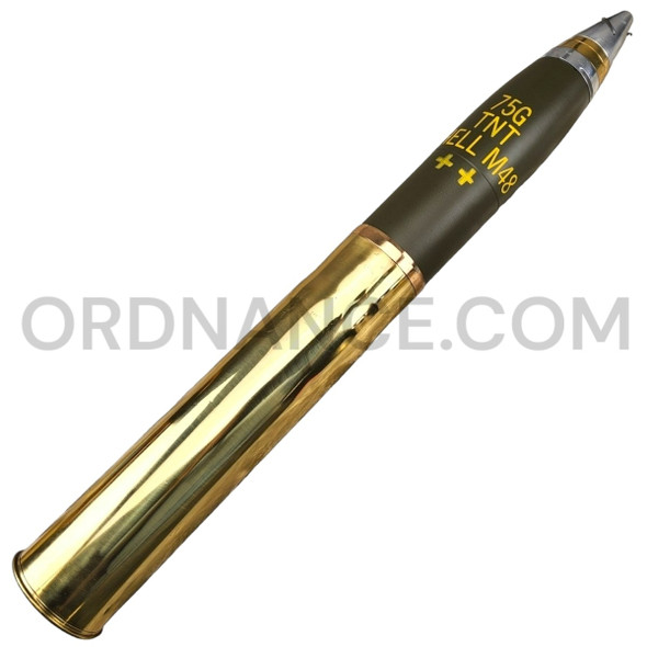75mm M48 High Explosive Round Cutaway