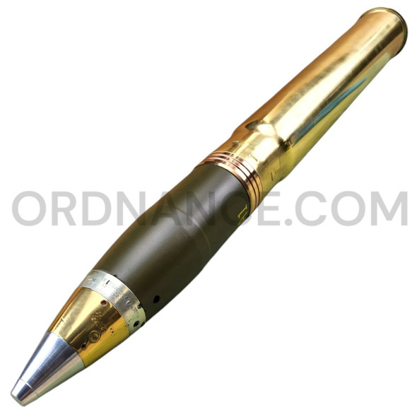 3-inch M42A1 Explosive Round With Mark 2M2 Brass Case