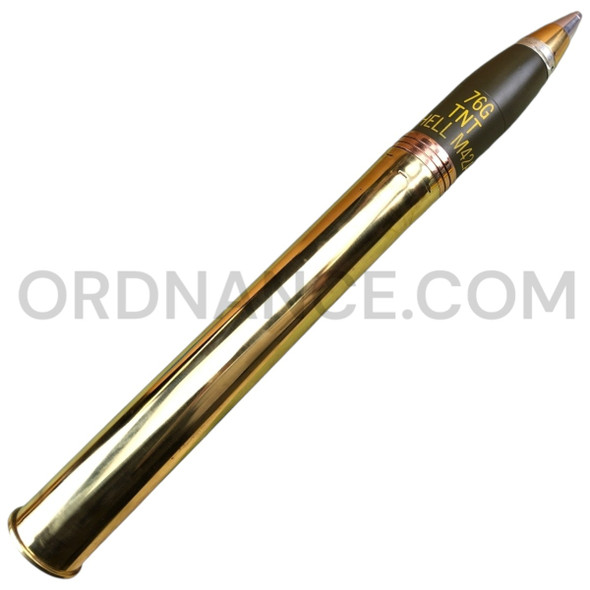 76mm M42A1 Explosive Round With M26 Brass Case