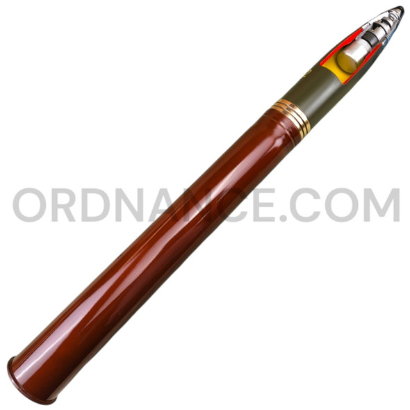 75mm T50E2 High Explosive Cutaway Round With T234E2 Type 0 Fuze and T6E3B1 Steel Case