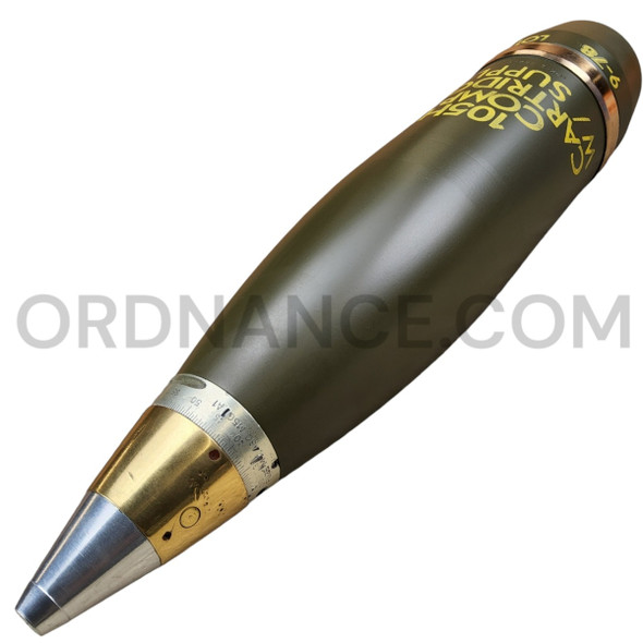 105mm M1 High Explosive Projectile With M501A1 Multi-time Super Quick fuze