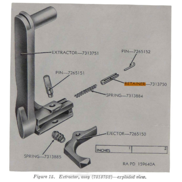 .50cal  M3AC Basic Retainer Pin