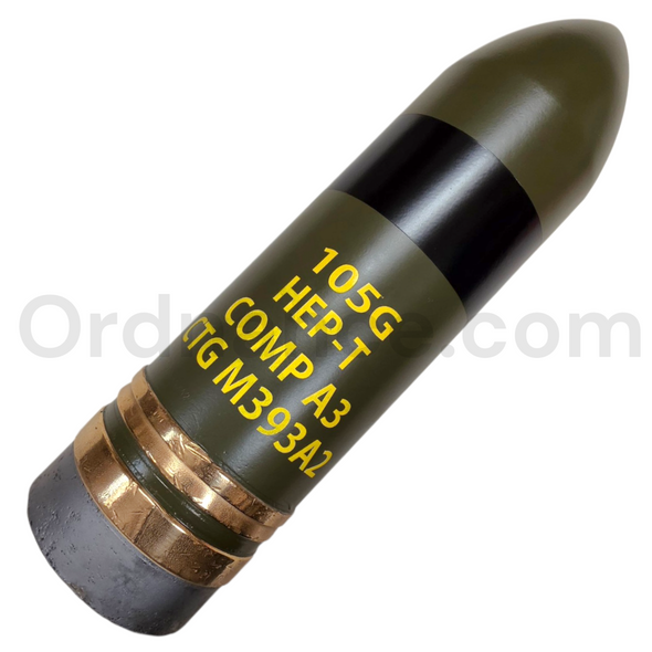 105mm M393A2 High Explosive Plastic Tracer (HEP-T) Projectile