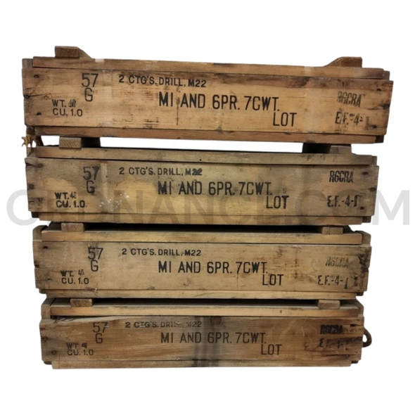 Crate For 2 CTG'S M22 Drill Cartridge