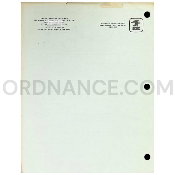 Technical Manual Change 4 (TM 3-1040-209-12) for M10-8 Mechanized Flame Thrower March 1977