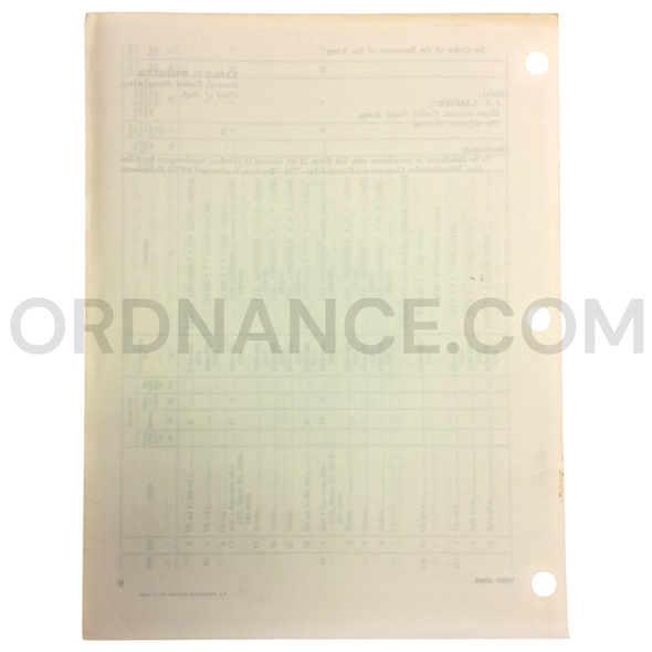 Technical Manual Change 3 (TM 5-2410-207-12P) for Caterpillar Model D-7 Tractor November 1963 FSN 2410-191-0532