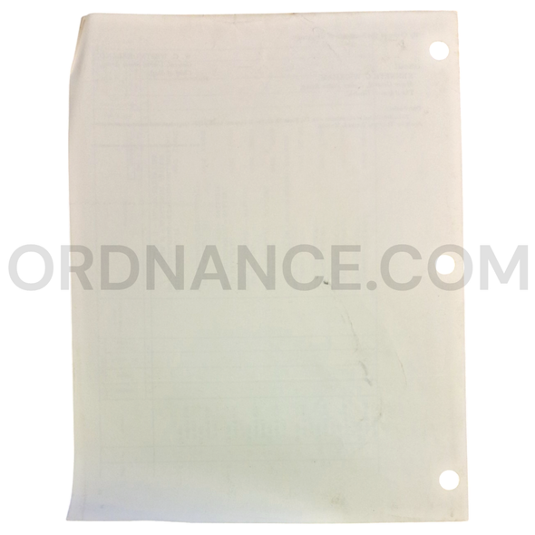 Technical Manual Change 1 (TM 5-2410-210-20P) for International Harvester Model TD-6 (62) Tractor July 1969 FSN 2410-542-3402