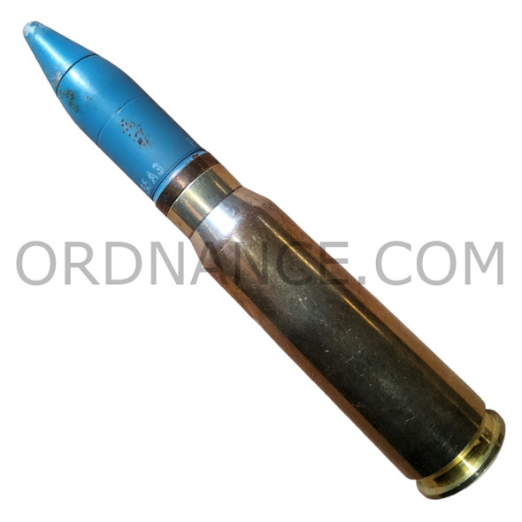 20mm Vulcan M55A3 Target Practice Round with Unfired Case