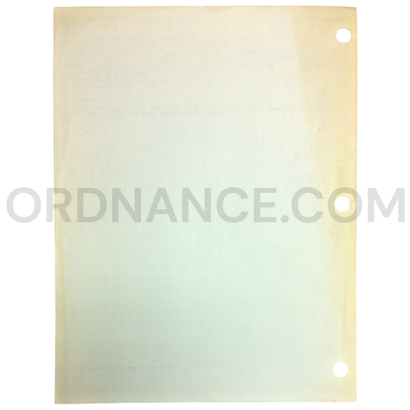 Technical Manual Change 3 (TM 9-1005-219-35) for .50cal M1 Machine Gun Mount August 1966
