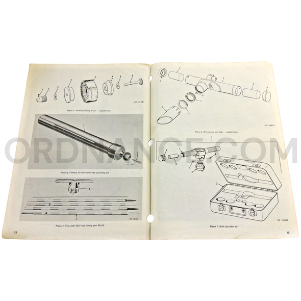 Technical Manual (TM 9-1015-215-20P) for 4.2-Inch M30 Cannon on M24 or M24A1 Mounts and 60mm M31 Subcaliber Mortar March 1969 FSN 1015-322-9720