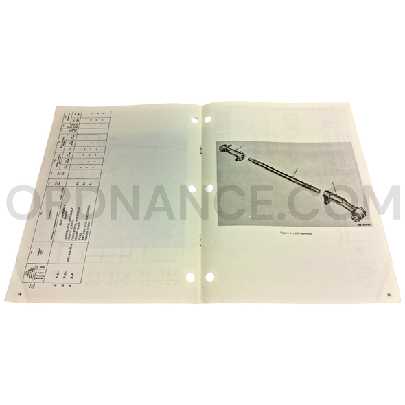 Technical Manual (TM 9-1220-231-34P) for XM15 Ballistic Drive April 1972 FSN 1220-071-5330