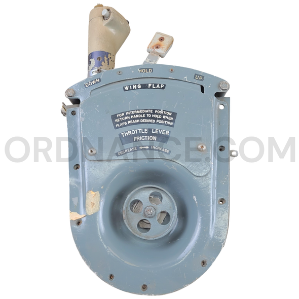 F-86 Sabre Engine Power Control Throttle Quadrant Assembly