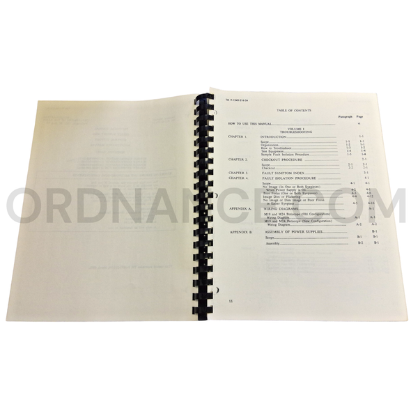 Technical Manual (TM 9-1240-216-34) for M19 and M24 Tank Periscopes August 1980 NSN 1240-01-005-6035