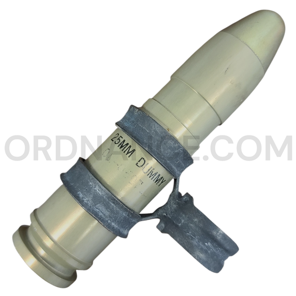 25mm Dummy Round with Link for XM307 Advanced Crew Served Weapon