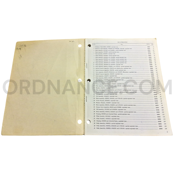 Technical Manual (TM 9-1240-309-35P) for XM44, XM44E1, and XM44E2 Tank Periscopes July 1970 FSN 1240-788-5463