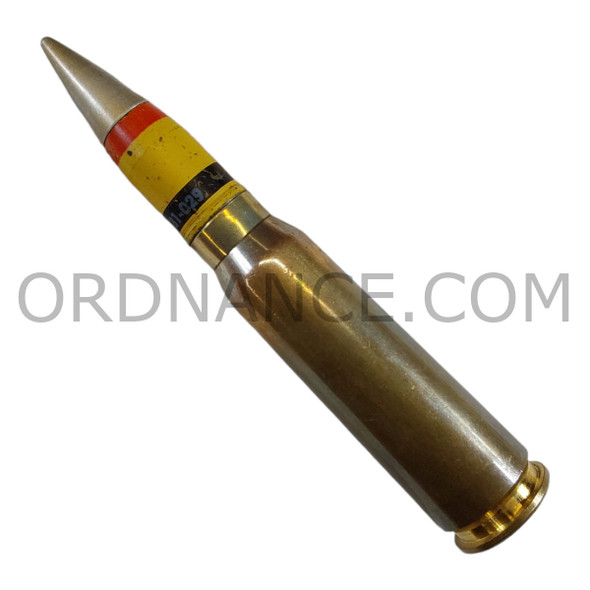 20mm Vulcan PGU-28A/B Semi Armor Piercing High Explosive Incendiary round with unfired case