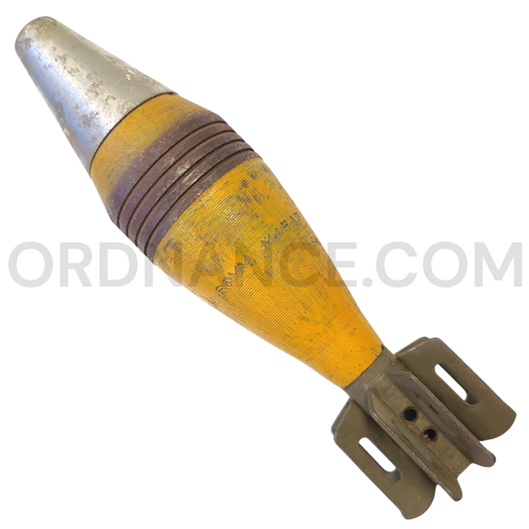 60mm M49A2 High Explosive Mortar Round with Dummy Fuze