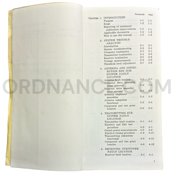 Technical Manual (TM 9-1285-200-34/3) for AN/VPS-2 Radar Set January 1972 FSN 1285-087-4746