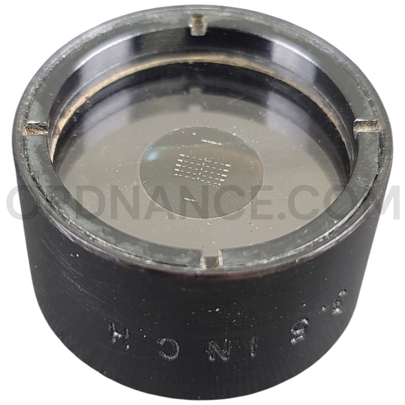 3.5-Inch M20 Series Super Bazooka Blue-Tinted Lens and Reticle Cell for the Reflecting Sight Assembly