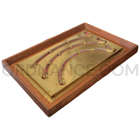 Brass Maritime Three-Range Ship Clinometer