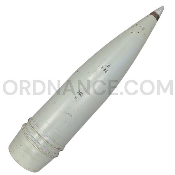Soviet 203mm 3OF43 High Explosive-Fragmentation Projectile with V-491 Nose Fuze for 2S7 Pion and 2S7M Malka
