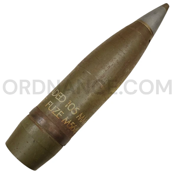 105mm WW2 M60 Smoke / Chemical  Projectile with M59 Fuze
