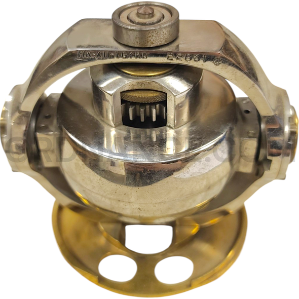 WWII U.S. Navy Mark 12 Mod 1 Torpedo Gyroscope No. 22031 Mk12-1 Gyro