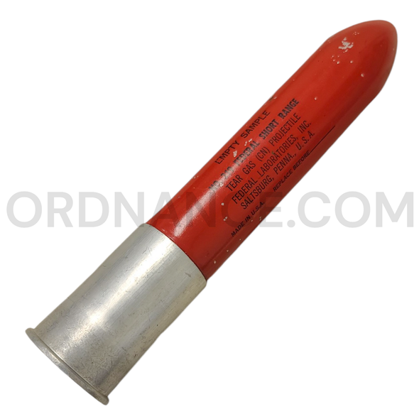 37/38mm Federal Laboratories No. 219 Spedeheat Short-Range Chloroacetophenone (CN) Tear-Gas Round