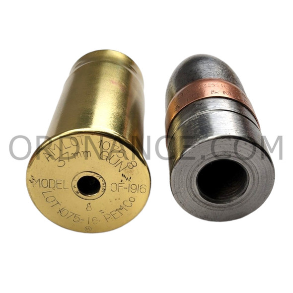 37mm P.E.M. Co. Explosive Round With Mark 2 Projectile