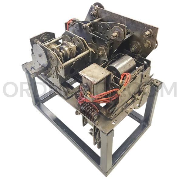 Original WWII German A4 / V-2 Rocket Electromechanical Analog Computing or Control Assembly with Display Stand
