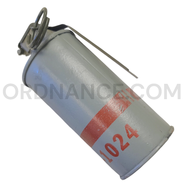 Vietnam-Era U.S. M7A3 CS Riot-Control Hand Grenade with M201A1 Fuze and Original Paint and Markings