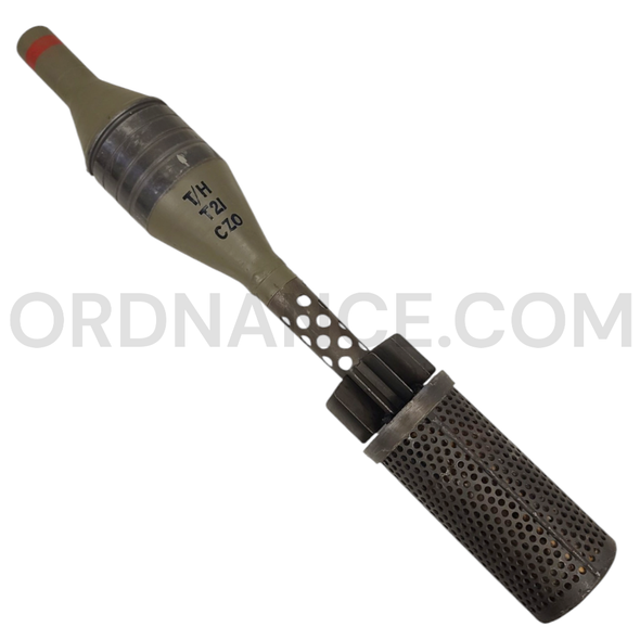 Czechoslovakian 82mm Nb-T21 High Explosive Anti-Tank Cutaway Roundf or the T21 Tarasnice