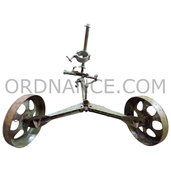 Soviet Model 1941 Mortar Bipod With Wheels