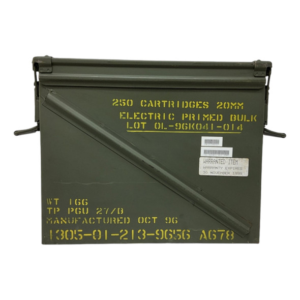 250 Cartridge 20mm Ammo can