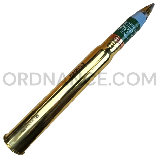 3-inch .50 cal Mark 31 Mod 0 Round With Mark 7 Brass Case And Mark 5 Mod 1 Cartridge Tank