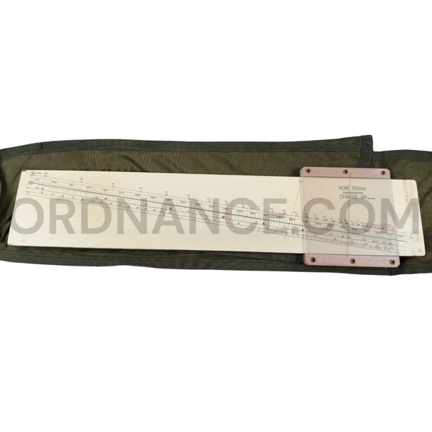 Graphical Firing Scale for 155mm M549A1 High Explosive Round with M203 Propelling Charge