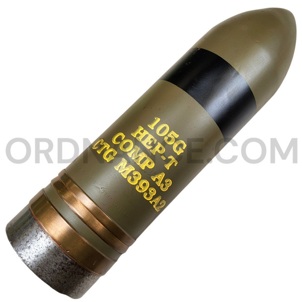 105mm M393A2 High Explosive Plastic Tracer (HEP-T) Projectile