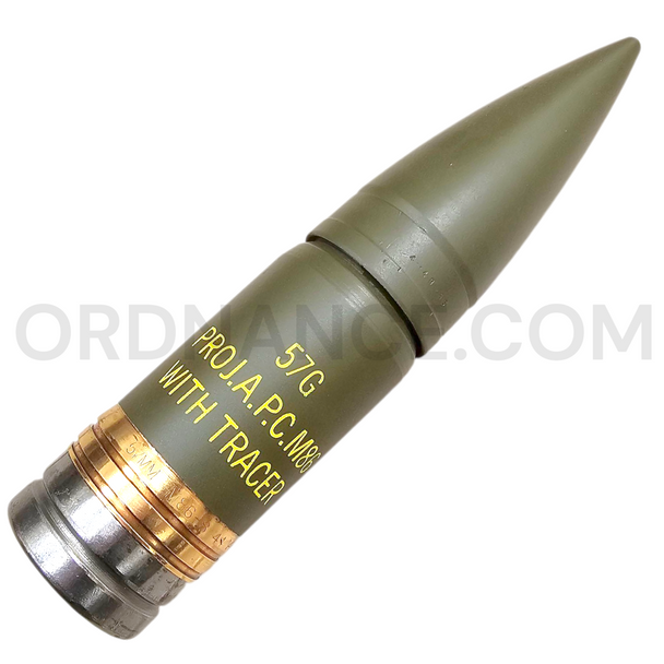 57mm M86 Armor Piercing Capped Tracer Projectile